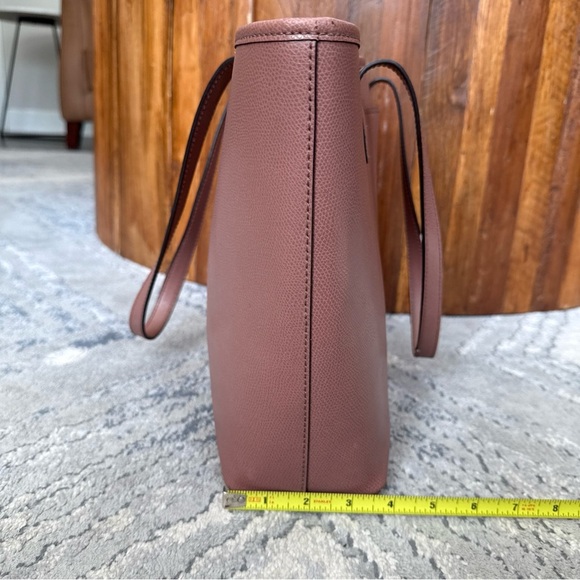 MICHAEL KORS Jet Set Travel Small Tote Pale Pink Pebble Grain Leather - Picture 4 of 13